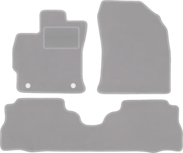 Grå bilmåtter til: Toyota Prius III Plus hatchback (2011-2015)