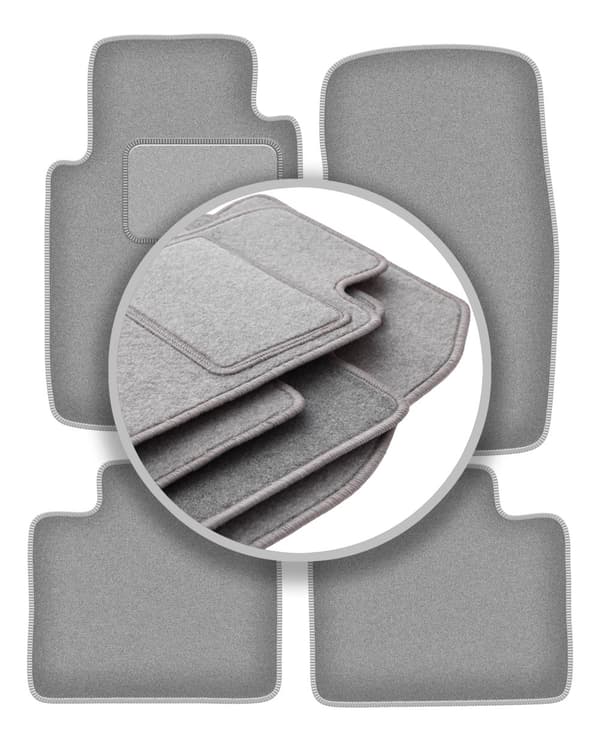 Grå bilmattor för: Mitsubishi Pajero II terräng (1991-1999)