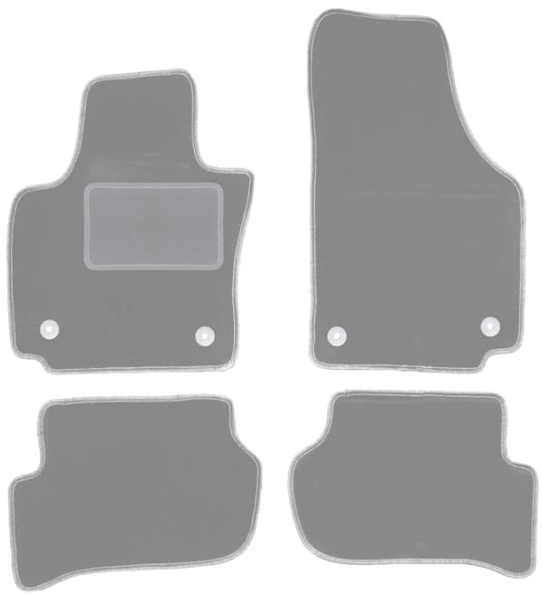 Grå bilmattor för: Seat Toledo III minivan (2004-2012)