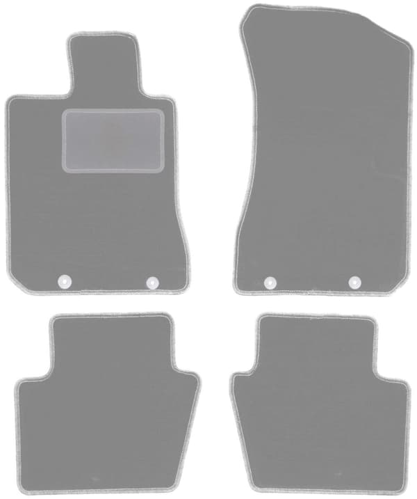 Grå bilmåtter til: Honda Legend IV sedan (2004-2012)