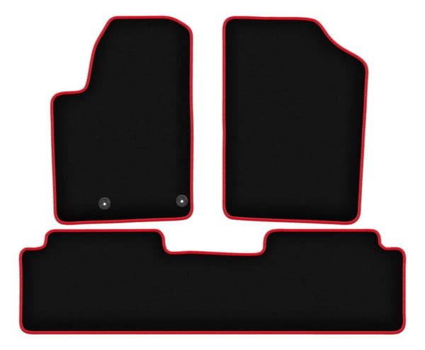 CARLUX-RED bilmåtter til: Citroen Berlingo I stationcar, Multispace (1996-2010)