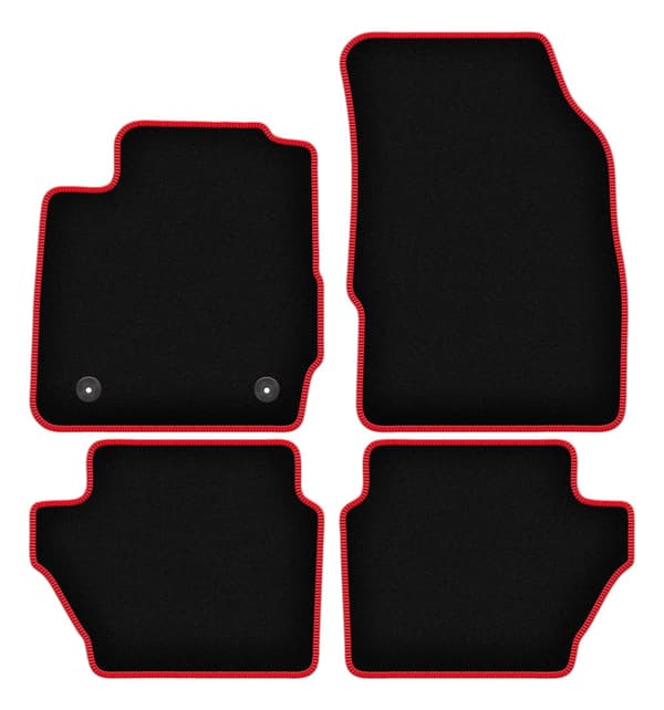 CARLUX-RED bilmattor för: Ford Fiesta MK7 halvkombi (2011-2017)