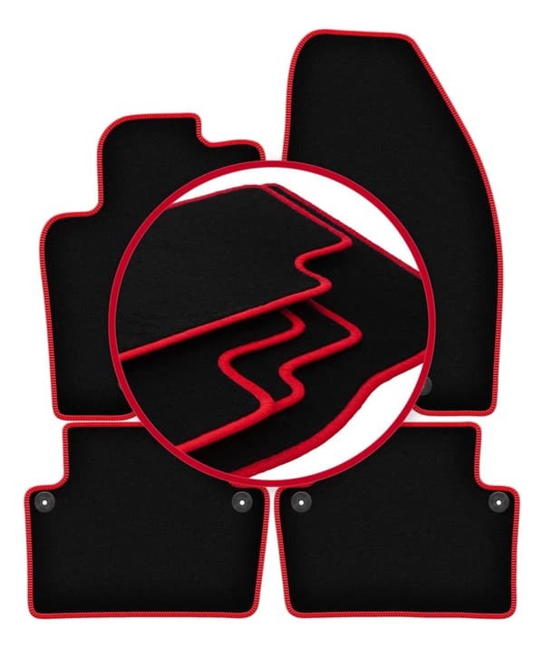 CARLUX-RED bilmattor till: Volvo S80 I sedan (1998-2006)