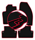 Miniatyrbild 1 av 11: CARLUX-RED bilmattor till: Volvo V70 II Kombi (2000-2007)