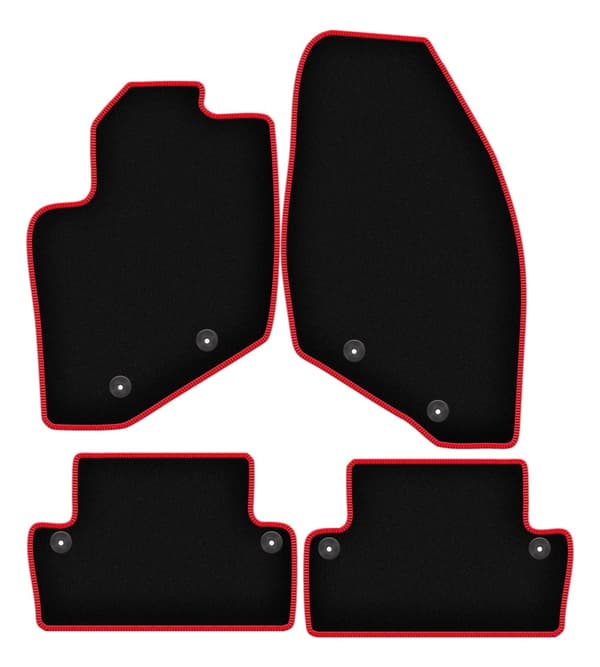CARLUX-RED bilmåtter til: Volvo S60 I liftback (2000-2009)