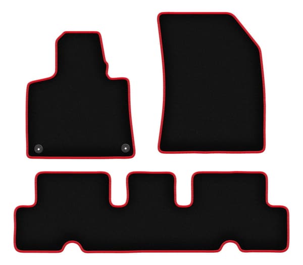 CARLUX-RED bilmåtter til: Citroen C4 Grand Picasso II minivan (2013-)
