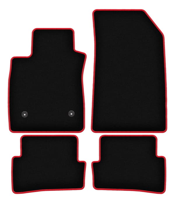 CARLUX-RED bilmåtter til: Renault Clio IV grandtour, stationcar, hatchback (2013-)