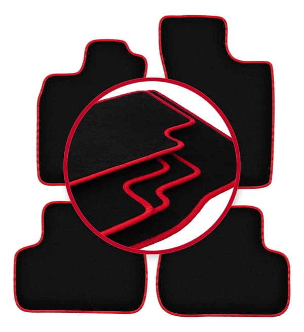 CARLUX-RED bilmattor till: Renault Twingo I halvkombi (1993-2006)