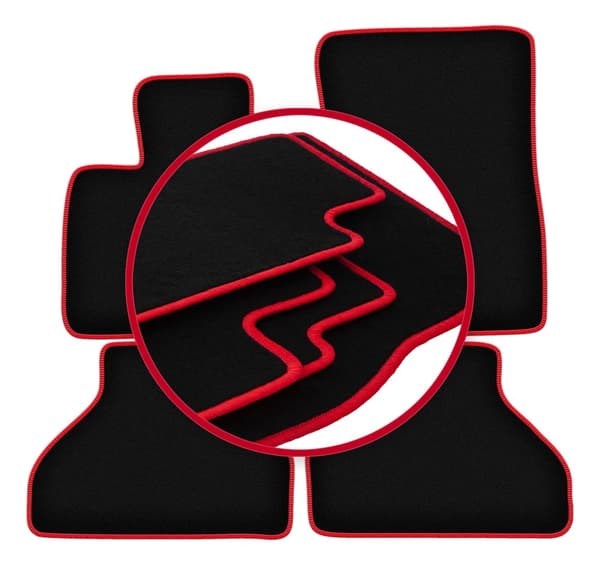 CARLUX-RED bilmattor för: BMW X5 E70 SUV (2006-2013)