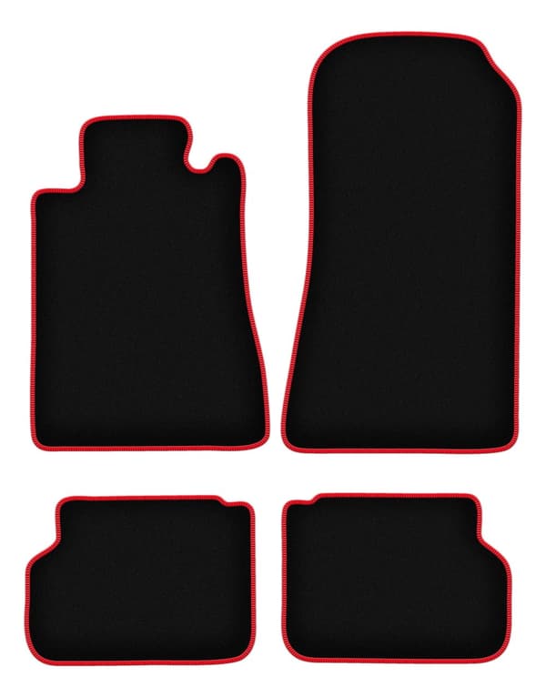 CARLUX-RED bilmåtter til: Mercedes CL W140 coupé (1991-1998)
