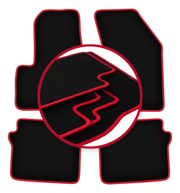 CARLUX-RED bilmåtter til: Chrysler Sebring III sedan (2007-2010)