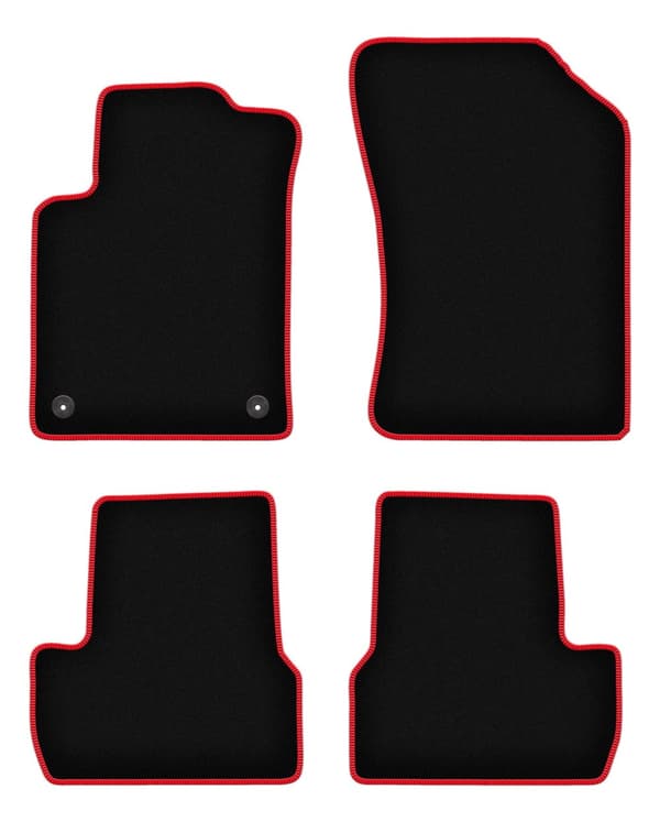 CARLUX-RED bilmattor för: Citroen C3 II halvkombi (2009-2016)