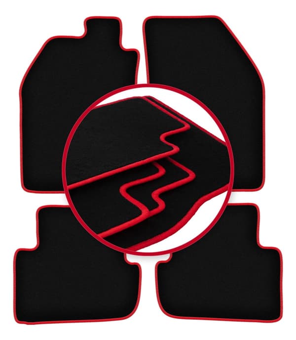 CARLUX-RED bilmattor till: Saab 9000 sedan (1984-1991)