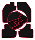 Miniatyrbild 1 av 11: CARLUX-RED bilmattor till: Saab 9000 sedan (1984-1991)