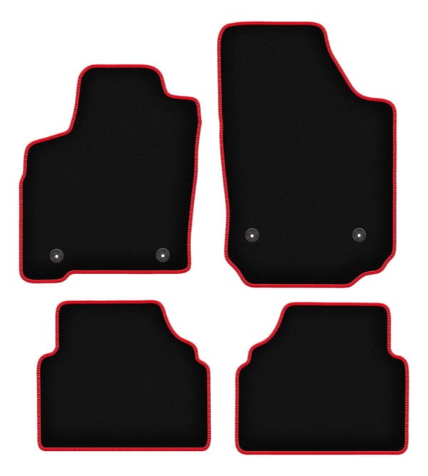 CARLUX-RED bilmåtter til: Opel Meriva A minivan (2002-2010)