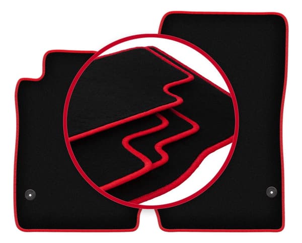 CARLUX-RED bilmattor till: Mercedes SLK R171 coupe (2004-2011)