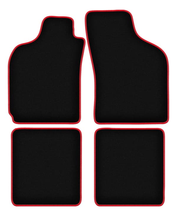 CARLUX-RED bilmåtter til: Fiat Siena sedan (1996-2006)