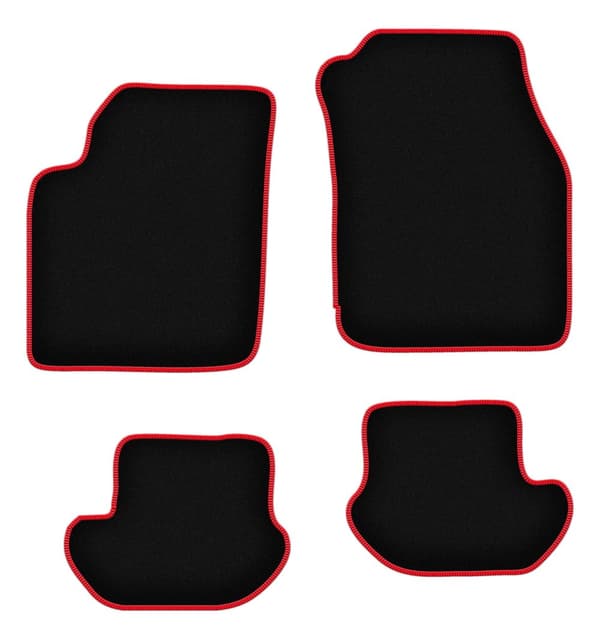 CARLUX-RED bilmattor för: Ford Ka MK1 halvkombi (1998-2006)