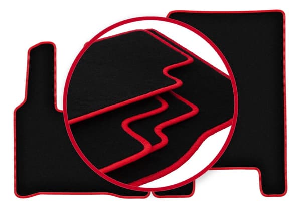 CARLUX-RED bilmattor för: Mercedes Actross MP4 lastbil (2011-)
