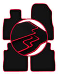 Miniatyrbild 1 av 11: CARLUX-RED bilmattor för: Nissan Note II halvkombi (2012-)