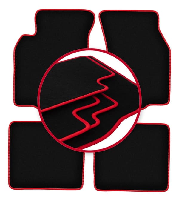 CARLUX-RED bilmåtter til: Mitsubishi Colt V (CJ0) hatchback (1996-2003)
