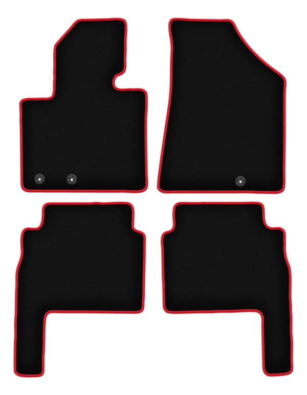 CARLUX-RED bilmattor för: Kia Sorento II suv (2009-2015)