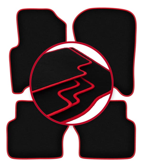CARLUX-RED bilmattor för: Range Rover Sport I SUV (2005-2012)