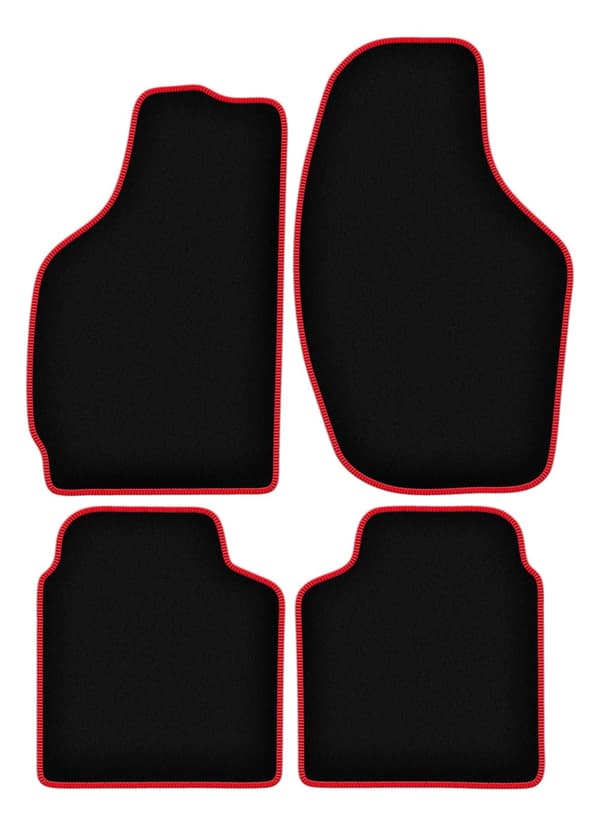 CARLUX-RED bilmattor för: Daewoo Tico halvkombi (1996-2001)