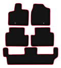 Miniatyrbild 2 av 11: CARLUX-RED bilmattor för: Chrysler Town&Country IV 7 personer (2008-2016)