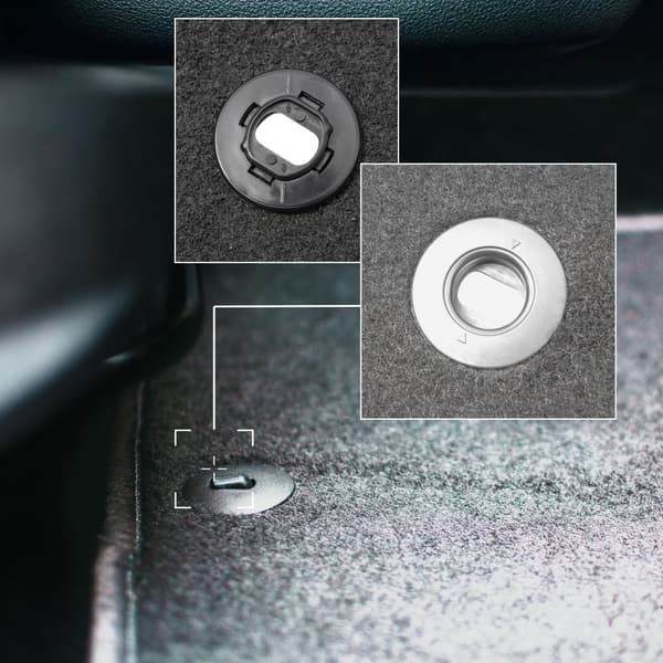 Harmaat auton matot: Opel Combo E Life 7 henkilöä (2018-)