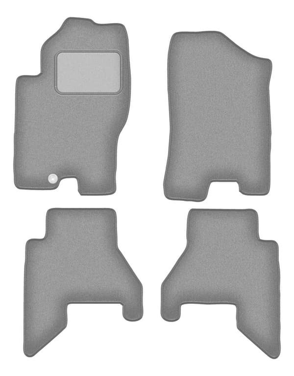Grå bilmattor för: Nissan Pathfinder 5os (före ansiktslyftning) (2005-2010)