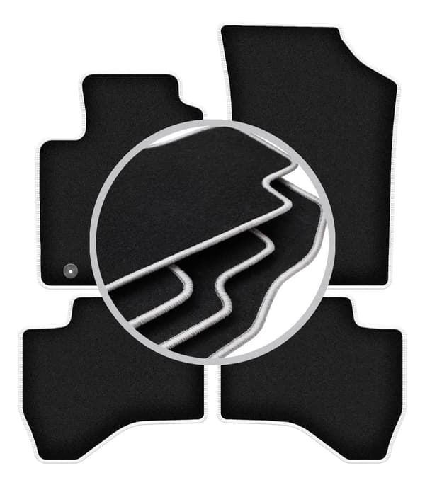 CARLUX-SILVER bilmattor till: Citroen C1 II halvkombi (2014-)