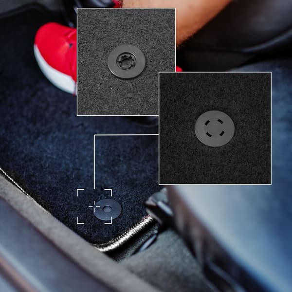 CARLUX-SILVER bilmattor till: Fiat Doblo II 0 (2009-2020)