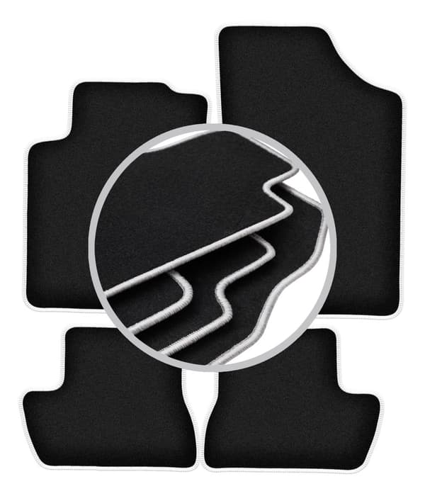 CARLUX-SILVER bilmåtter til: Citroen C2 hatchback (2003-2009)
