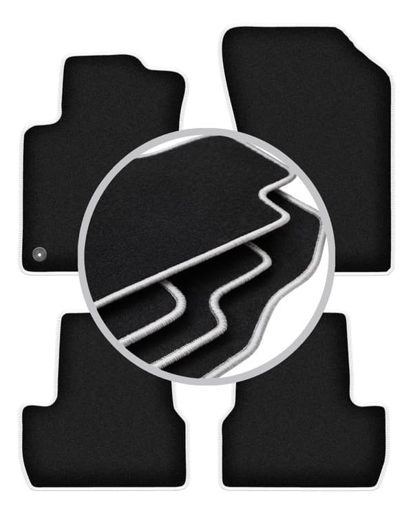 CARLUX-SILVER bilmåtter til: Citroen DS3 hatchback (2009-2016)