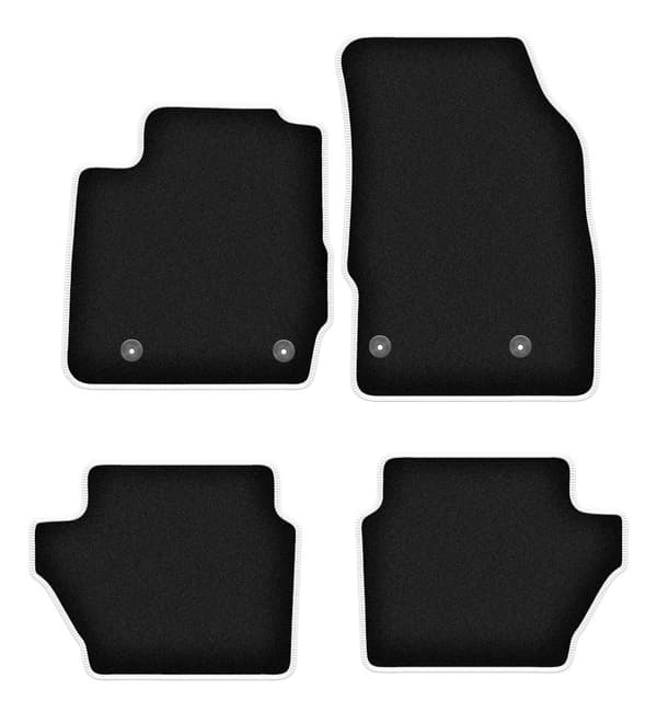 CARLUX-SILVER bilmåtter til: Mazda 2 II hatchback (2007-2015)