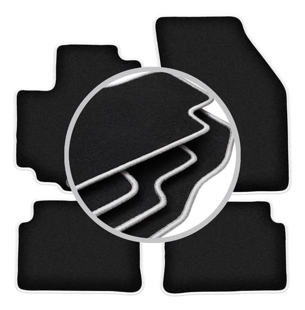 CARLUX-SILVER bilmattor till: Nissan Pixo halvkombi (2008-2013)
