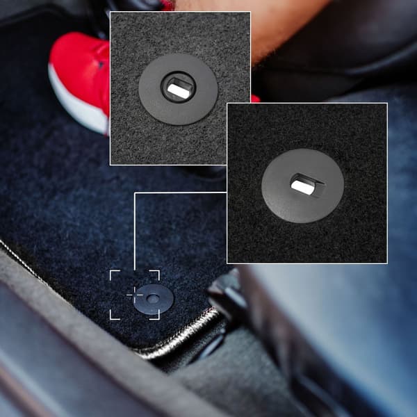 CARLUX-SILVER bilmåtter til: Kia Rio IV hatchback (2017-)