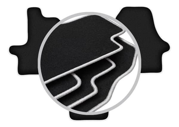 CARLUX-SILVER bilmåtter til: Peugeot Boxer II varevogn (2006-2014)