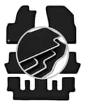 Miniatyrbild 1 av 11: CARLUX-SILVER bilmattor för: Citroen C4 Picasso I 7 personer (2006-2013)