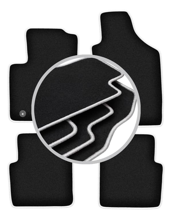 CARLUX-SILVER bilmåtter til: Ford Ka MK2 FL hatchback (2012-2018)