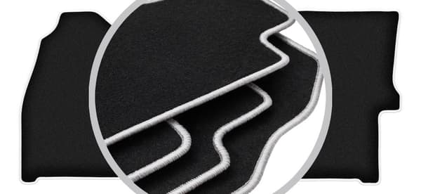 CARLUX-SILVER bilmattor för: Volklswagen Crafter leveransbilar (2006-2019)
