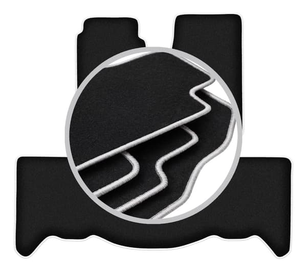 CARLUX-SILVER bilmattor för: Jeep Grand Cherokee ZJ offroad (1998-2005)