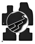 Miniatyrbild 1 av 11: CARLUX-SILVER bilmattor för: Fiat E-500X / 500x Elektrisk crossover (2019-)