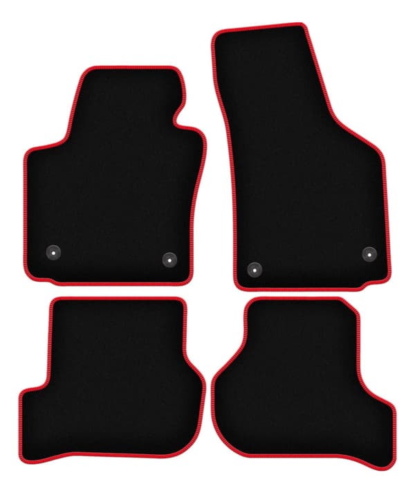 CARLUX-RED bilmattor för: Seat Leon II halvkombi (2005-2012)