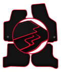 Miniatyrbild 1 av 11: CARLUX-RED bilmattor för: Seat Leon II halvkombi (2005-2012)