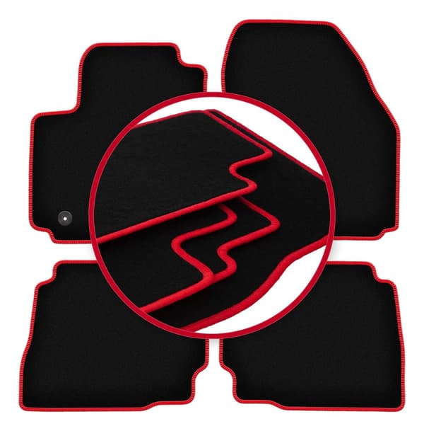 CARLUX-RED bilmattor för: Ford Mondeo MK4 liftback, sedan, kombi (2007-2012)