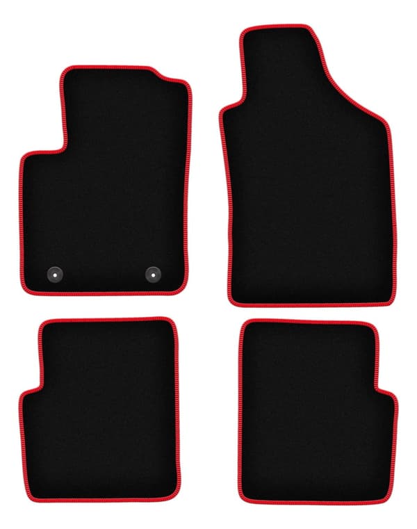 CARLUX-RED bilmattor för: Ford Ka MK2 halvkombi (2008-2012)