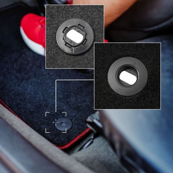 CARLUX-RED bilmåtter til: Toyota Corolla E21 hatchback (2019-)