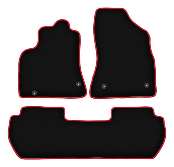 CARLUX-RED bilmattor till: Citroen Berlingo II Multispace (2008-2018)